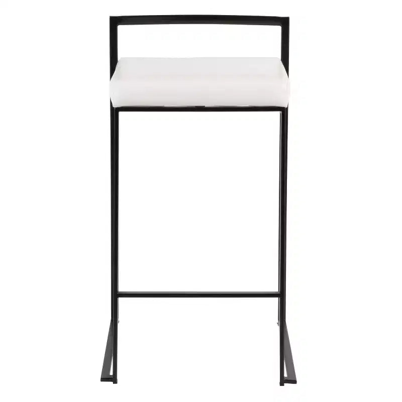 Lot de 2 tabourets de bar contemporains Fuji à hauteur de comptoir 26 po - LumiSource