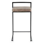 Lot de 2 tabourets de bar contemporains Fuji à hauteur de comptoir 26 po - LumiSource
