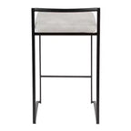 Lot de 2 tabourets de bar contemporains Fuji à hauteur de comptoir 26 po - LumiSource
