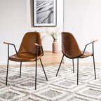 Chaise de salle à manger Tanner Mid-Century (Lot de 2) - DCH3001 - Safavieh