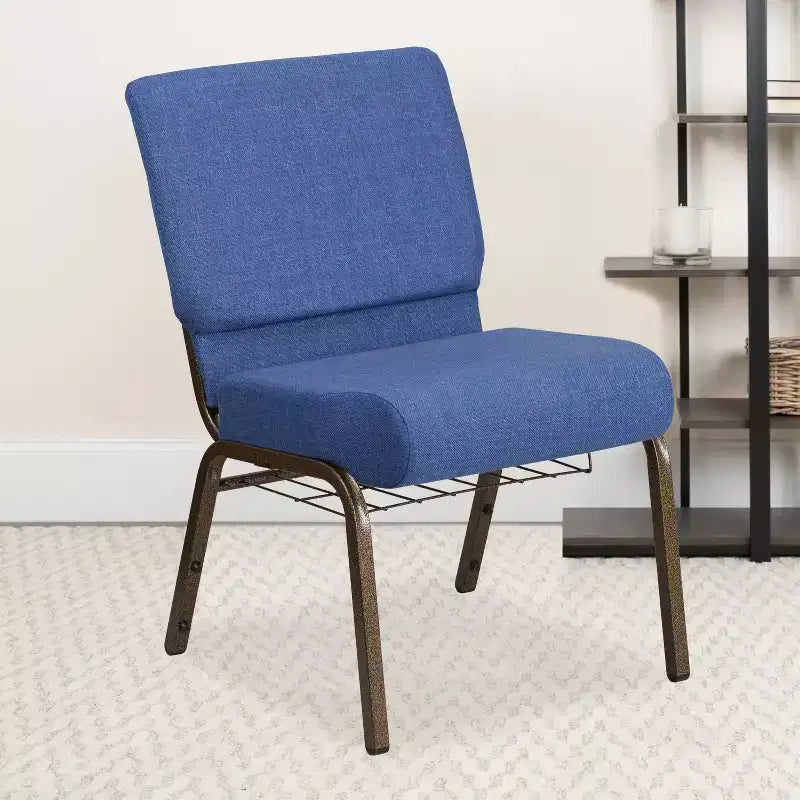 Chaise d'église HERCULES Series 53 cm (21'') avec porte-livre Flash Furniture