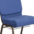 Chaise d'église HERCULES Series 53 cm (21'') avec porte-livre Flash Furniture