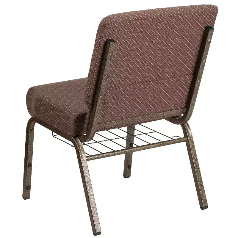 Chaise d'église HERCULES Series 53 cm (21'') avec porte-livre Flash Furniture