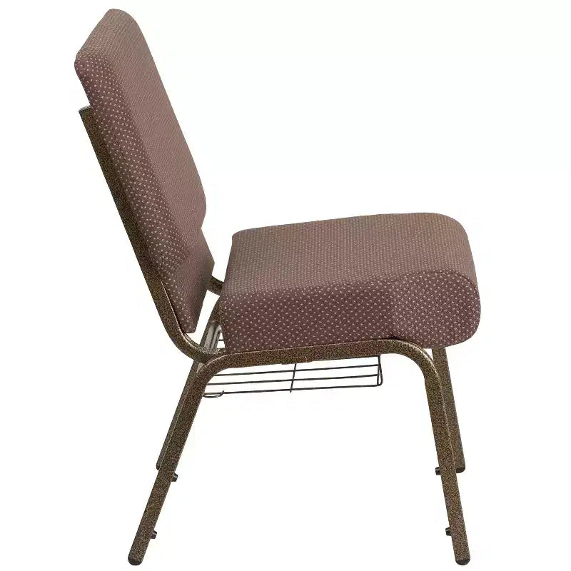 Chaise d'église HERCULES Series 53 cm (21'') avec porte-livre Flash Furniture