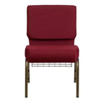 Chaise d'église HERCULES Series 53 cm (21'') avec porte-livre Flash Furniture