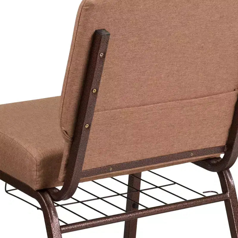 Chaise d'église HERCULES Series 53 cm (21'') avec porte-livre Flash Furniture