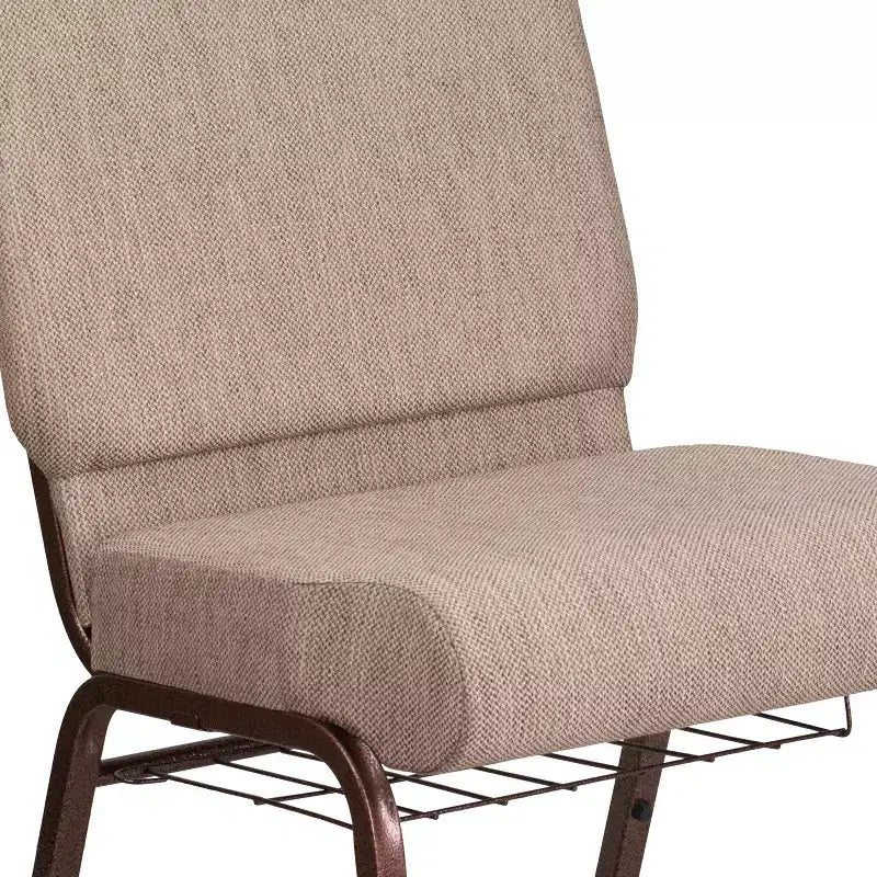 Chaise d'église HERCULES Series 53 cm (21'') avec porte-livre Flash Furniture