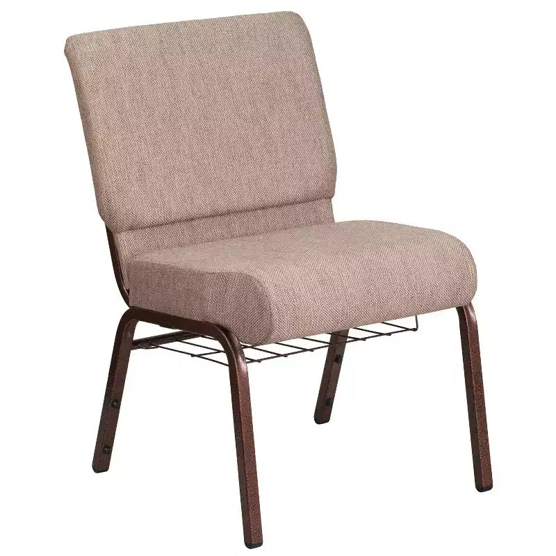 Chaise d'église HERCULES Series 53 cm (21'') avec porte-livre Flash Furniture