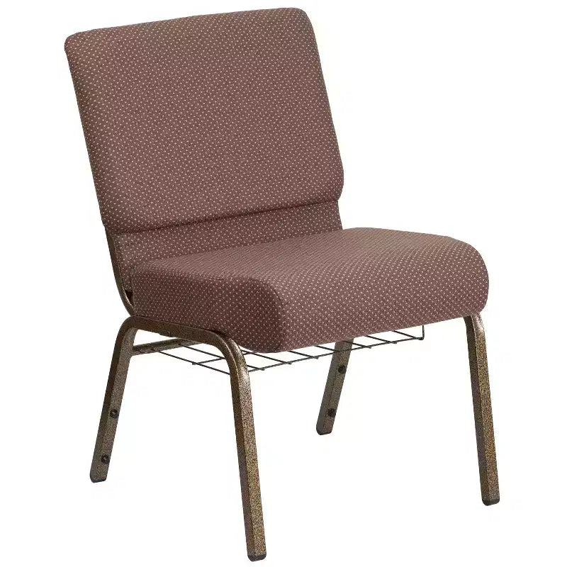 Chaise d'église HERCULES Series 53 cm (21'') avec porte-livre Flash Furniture