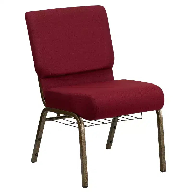Chaise d'église HERCULES Series 53 cm (21'') avec porte-livre Flash Furniture