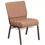 Chaise d'église HERCULES Series 53 cm (21'') avec porte-livre Flash Furniture