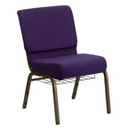 Chaise d'église HERCULES Series 53 cm (21'') avec porte-livre Flash Furniture