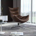Fauteuil Cocon Pivotant de Bureau à Domicile Flash Furniture - Fauteuil d'Appoint de Salon