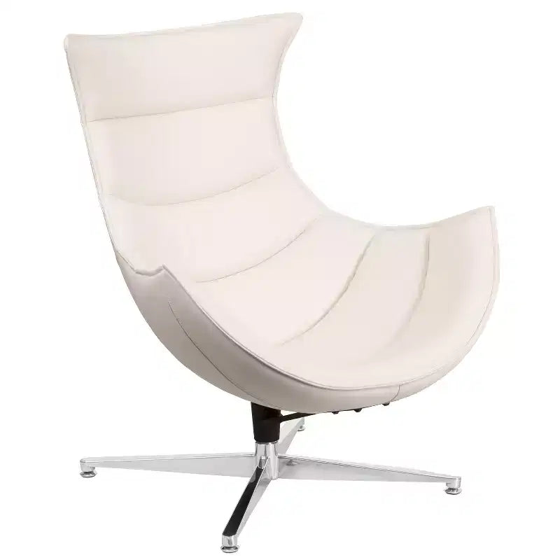 Fauteuil Cocon Pivotant de Bureau à Domicile Flash Furniture - Fauteuil d'Appoint de Salon