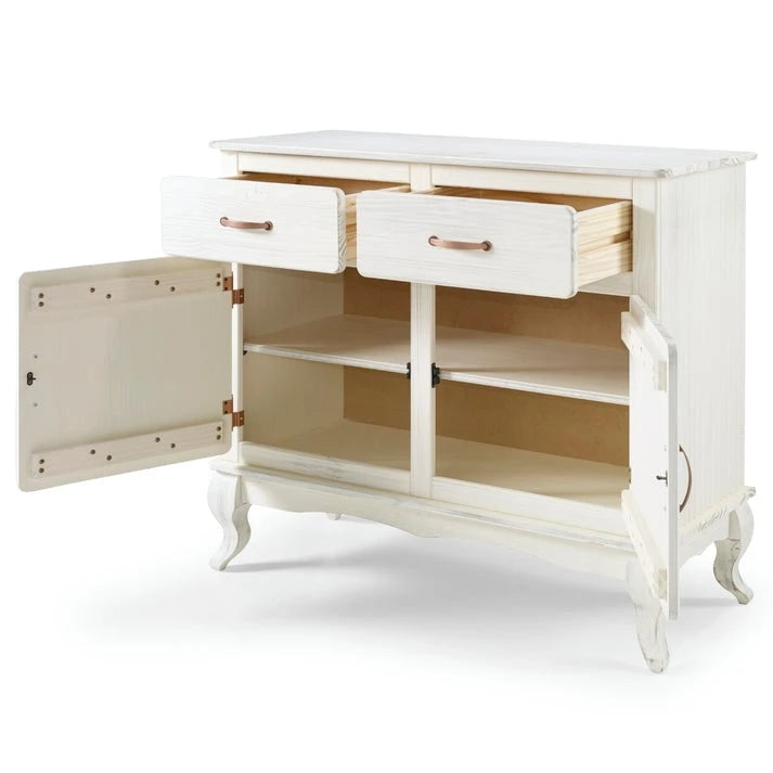 Buffet en bois vert