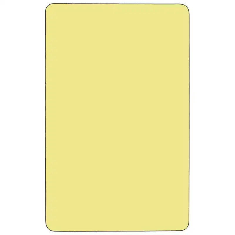 Table d'activités rectangulaire Emma et Oliver 24x48 en stratifié réglable pour la maternelle