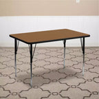 Table d'activités réglable rectangulaire Emma et Oliver 30x48 en stratifié