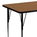 Table d'activités réglable rectangulaire Emma et Oliver 30x48 en stratifié