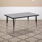 Table d'activités réglable rectangulaire Emma et Oliver 30x48 en stratifié