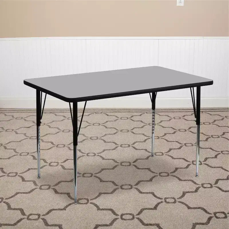 Table d'activités réglable rectangulaire Emma et Oliver 30x48 en stratifié