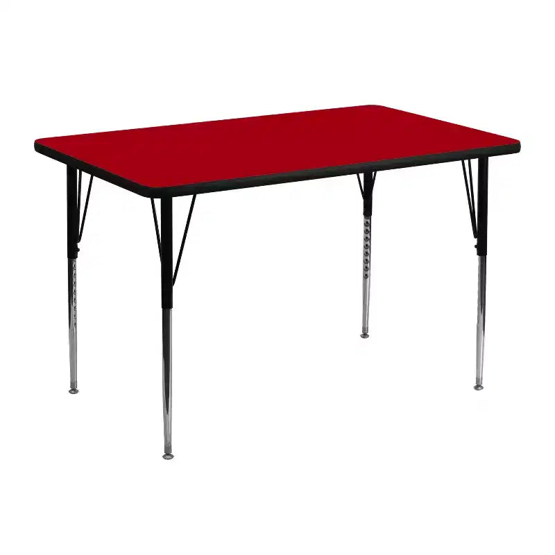 Table d'activités réglable rectangulaire Emma et Oliver 30x48 en stratifié