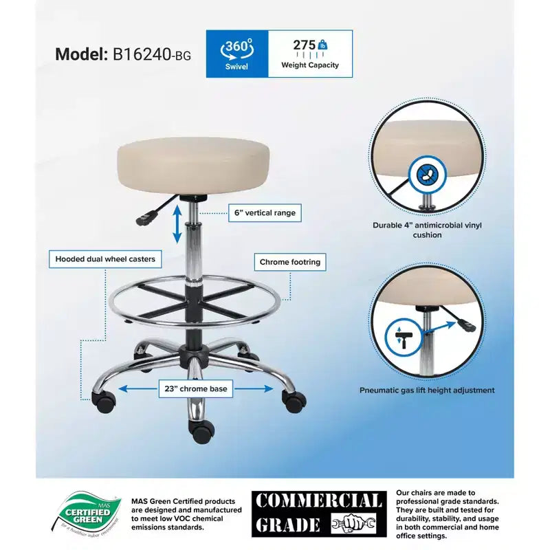 Tabouret médical/de dessin technique - Boss Office Products