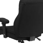 Emma and Oliver Chaise de bureau ergonomique pivotante mi-dossier, grande et haute, avec surpiqûres épurées, capacité de 400 lb