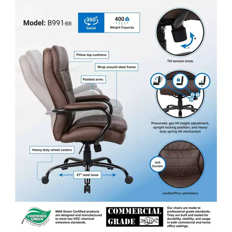 Fauteuil de direction robuste - Boss Office Products
