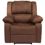 Fauteuil inclinable Emma et Oliver avec dossier rembourré et accoudoirs rembourrés