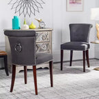 Chaise Arion Ring 2 - Lot de 2 - MCR4514 - Bleu/Noir - Safavieh Couture