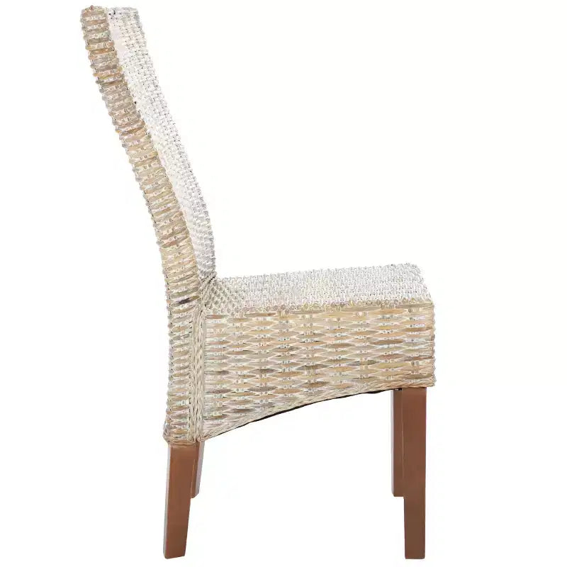 Chaise de salle à manger en osier Ozias 19 H (lot de 2) - SEA8014 - Safavieh