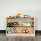 Meuble de rangement en bois Flash Furniture pour salle de classe commerciale ou domestique – Conception sûre et adaptée aux enfants (Naturel)