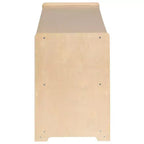 Meuble de rangement en bois Flash Furniture pour salle de classe commerciale ou domestique – Conception sûre et adaptée aux enfants (Naturel)