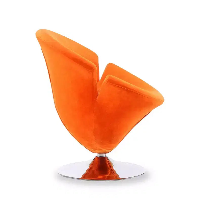 Fauteuil pivotant Tulip Velvet - Manhattan Comfort