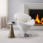 Fauteuil pivotant Tulip Velvet - Manhattan Comfort