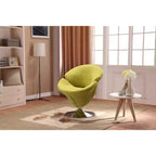 Fauteuil pivotant Tulip Velvet - Manhattan Comfort