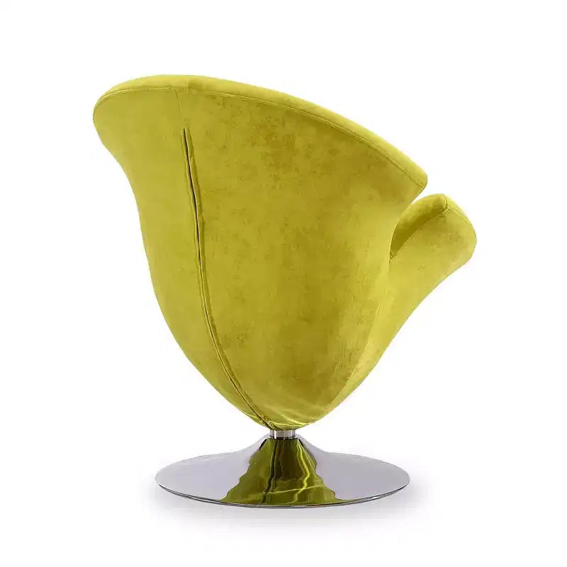 Fauteuil pivotant Tulip Velvet - Manhattan Comfort
