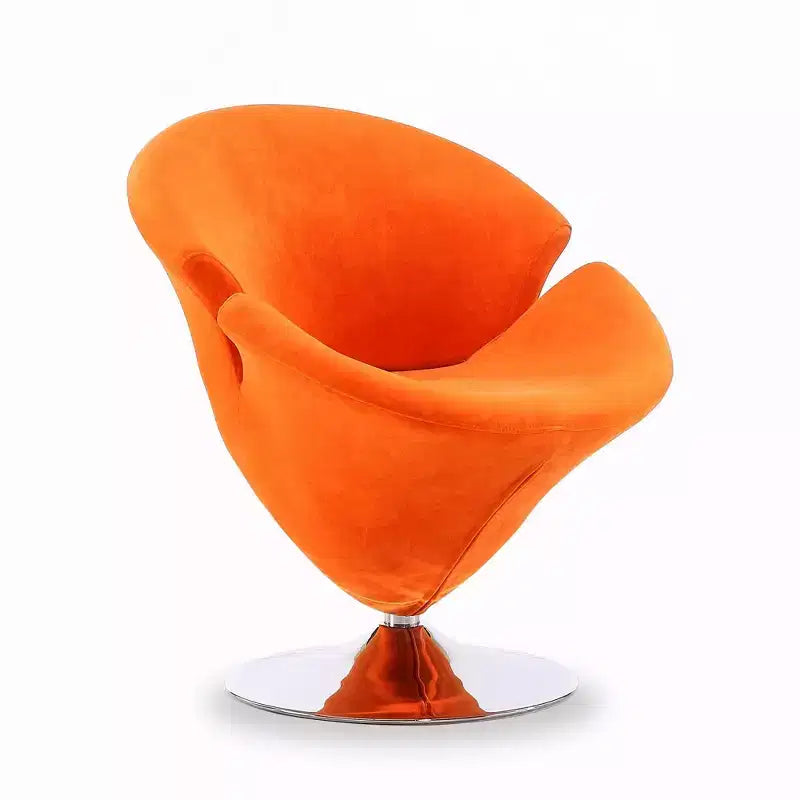 Fauteuil pivotant Tulip Velvet - Manhattan Comfort