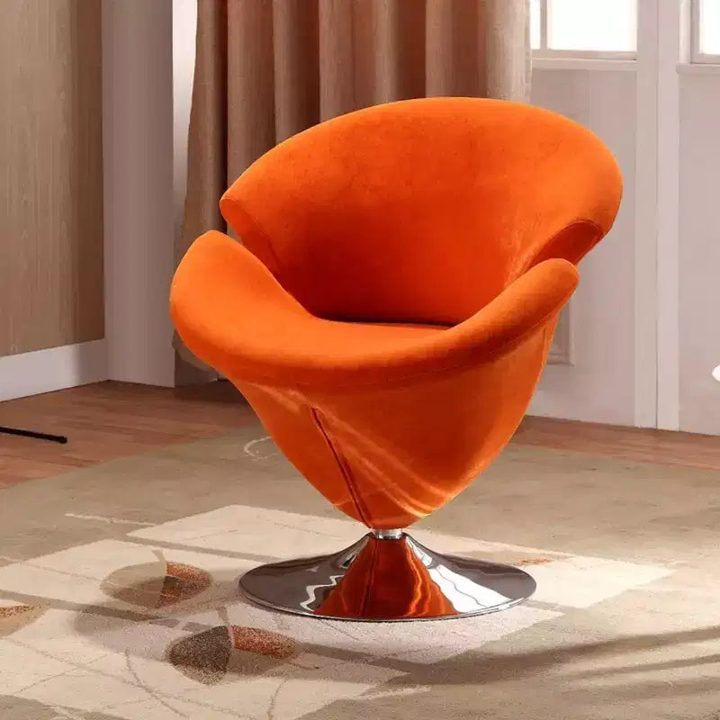 Fauteuil pivotant Tulip Velvet - Manhattan Comfort