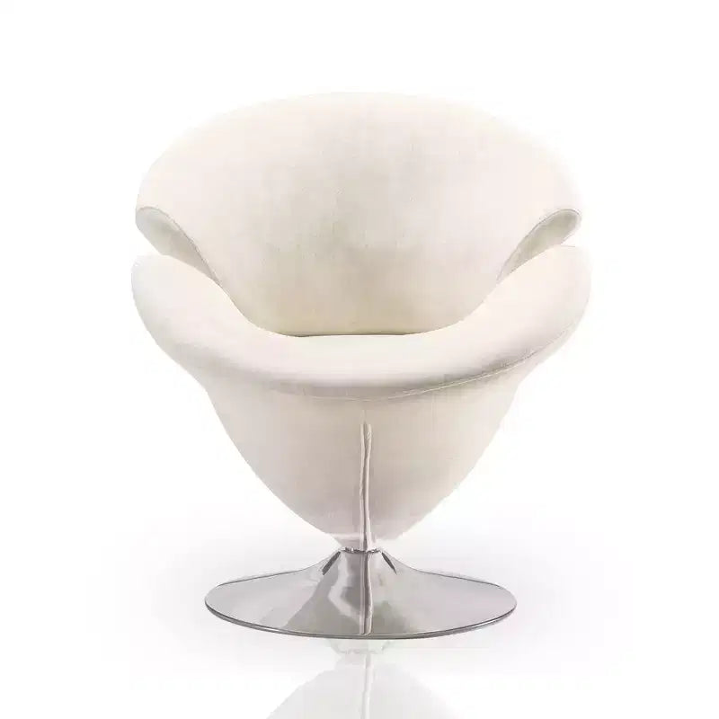 Fauteuil pivotant Tulip Velvet - Manhattan Comfort