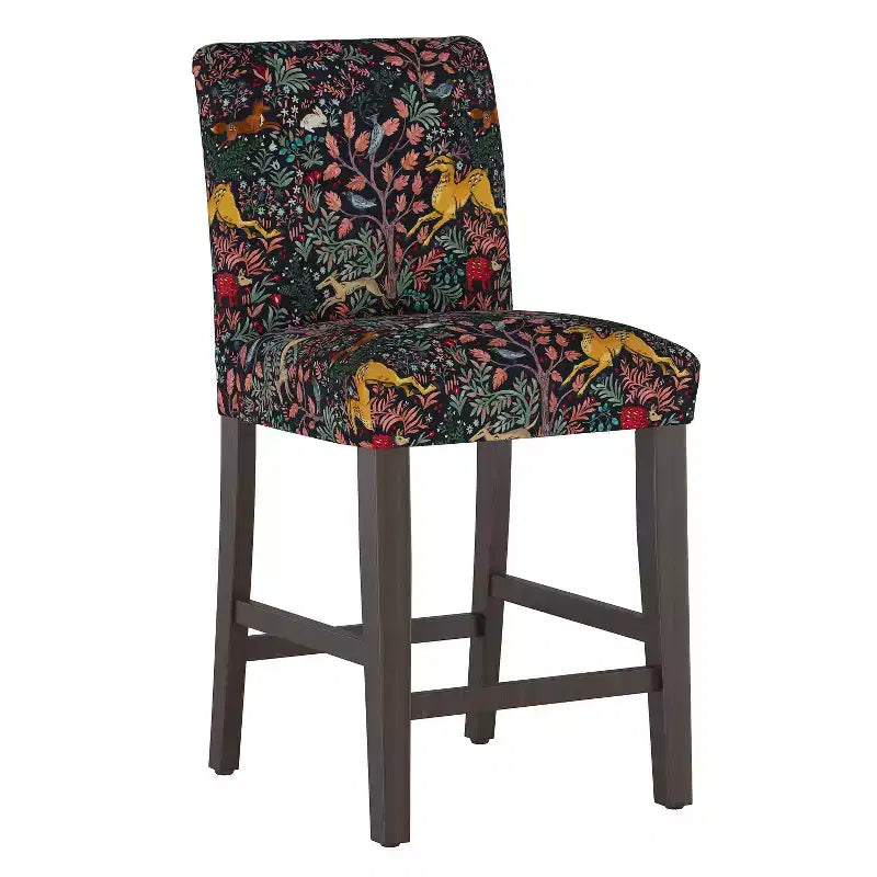 Tabouret de bar hauteur comptoir à motifs Skyline Furniture Hendrix