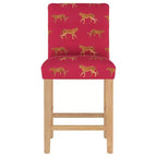 Tabouret de bar hauteur comptoir à motifs Skyline Furniture Hendrix