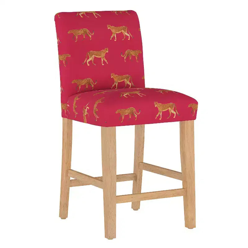 Tabouret de bar hauteur comptoir à motifs Skyline Furniture Hendrix