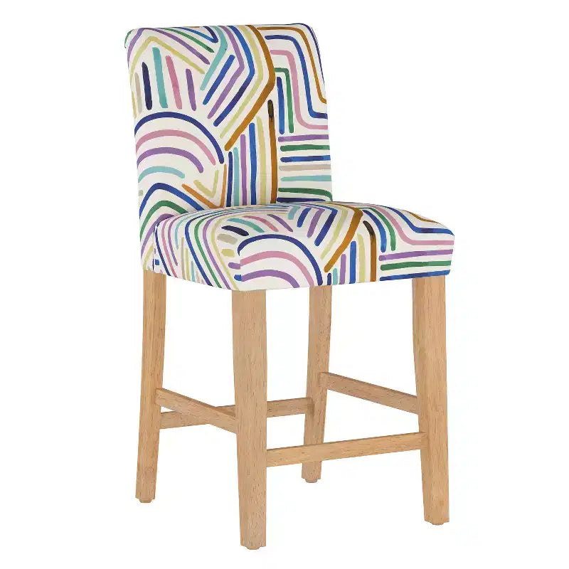 Tabouret de bar hauteur comptoir à motifs Skyline Furniture Hendrix