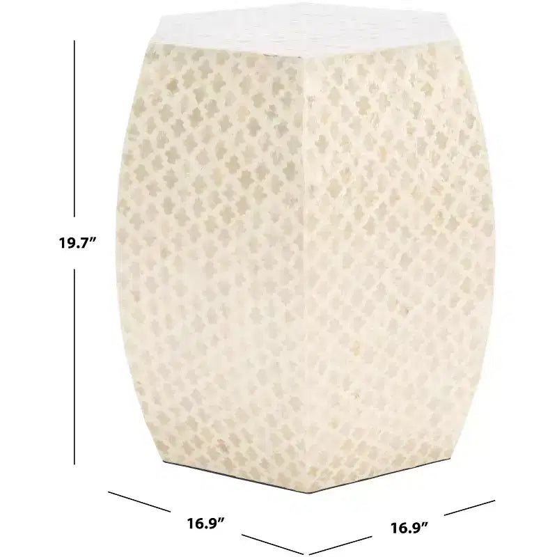 Table d'appoint Rylie - ACC1803A - Blanc - Safavieh
