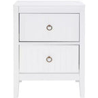 Tegan 2 Drawer Nightstand - NST5004 - White - Safavieh