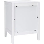 Table de chevet 2 tiroirs Tegan - NST5004 - Blanc - Safavieh