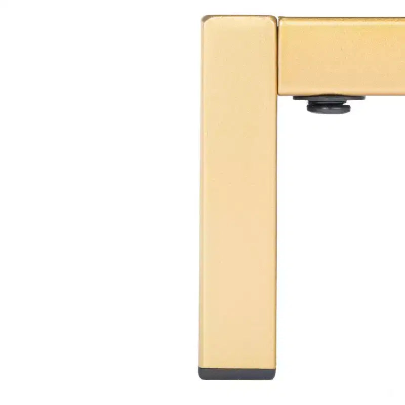Meilana 1 Table de chevet à 1 tiroir - NST6403 - Taupe clair/Laiton - Safavieh