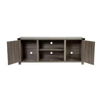 Meuble TV Merrick Lane style porte de grange 150 cm pour téléviseur jusqu'à 65 po