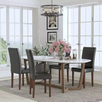 Flash Furniture Set of 4 Greenwich Series Parsons Chairs